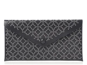 Alaia Black Studded Louise Embellished Envelope Clutch