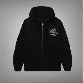 Anti Social Social Club The Shape Of Things Zip Hoodie Black