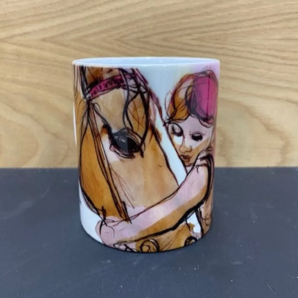 Art of Equestrian Horse Girl Coffee Mug