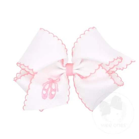 Ballerina Embroidered King Size Bow