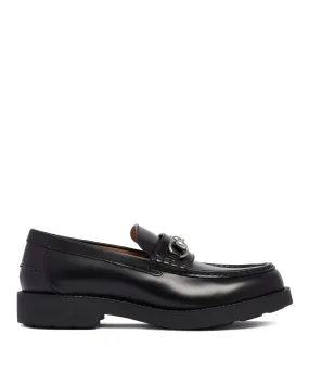 Black Horsebit Loafers