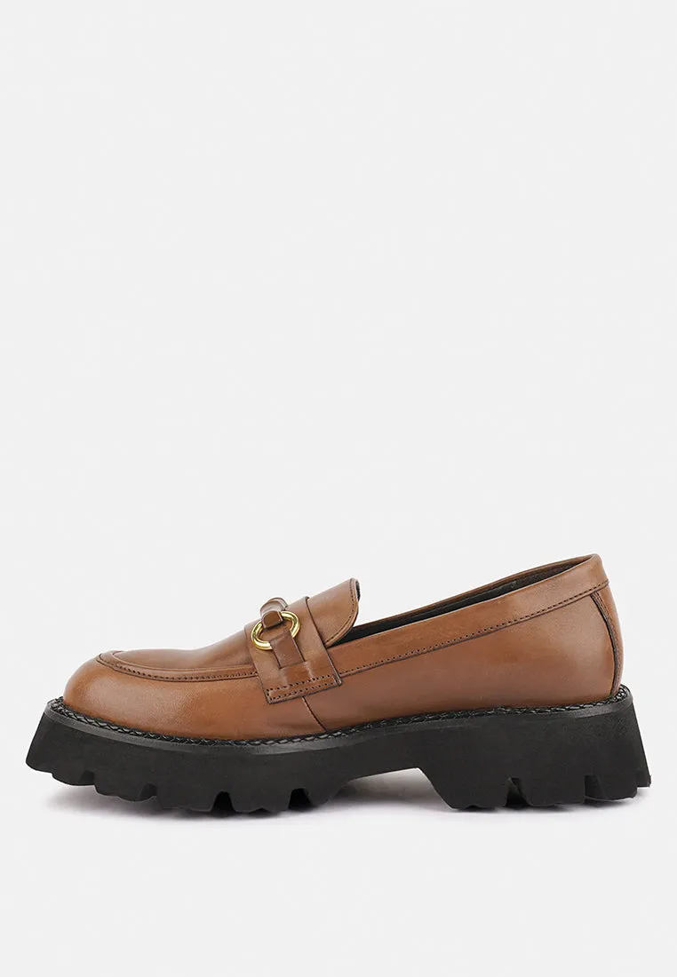 Cheviot Chunky Leather Loafers By Ruw