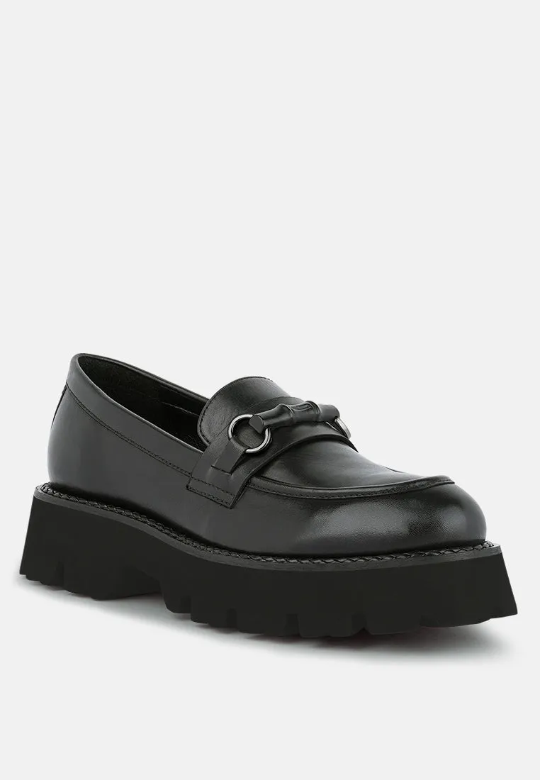 Cheviot Chunky Leather Loafers By Ruw