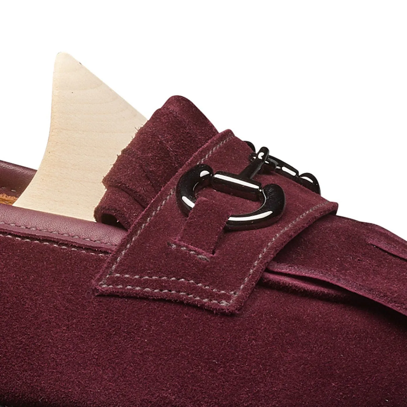 Clara Plum Calf Suede