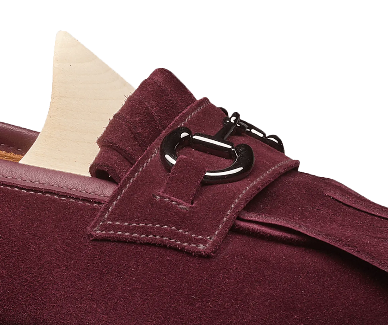 Clara Plum Calf Suede