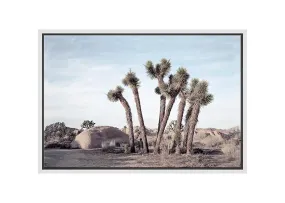 Desert Joshua Trees Canvas Wall Art Print