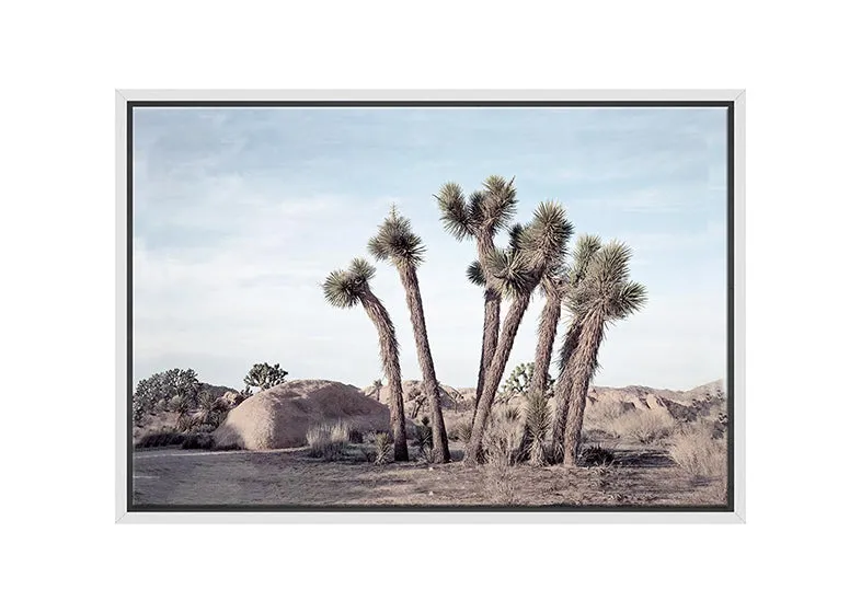 Desert Joshua Trees Canvas Wall Art Print