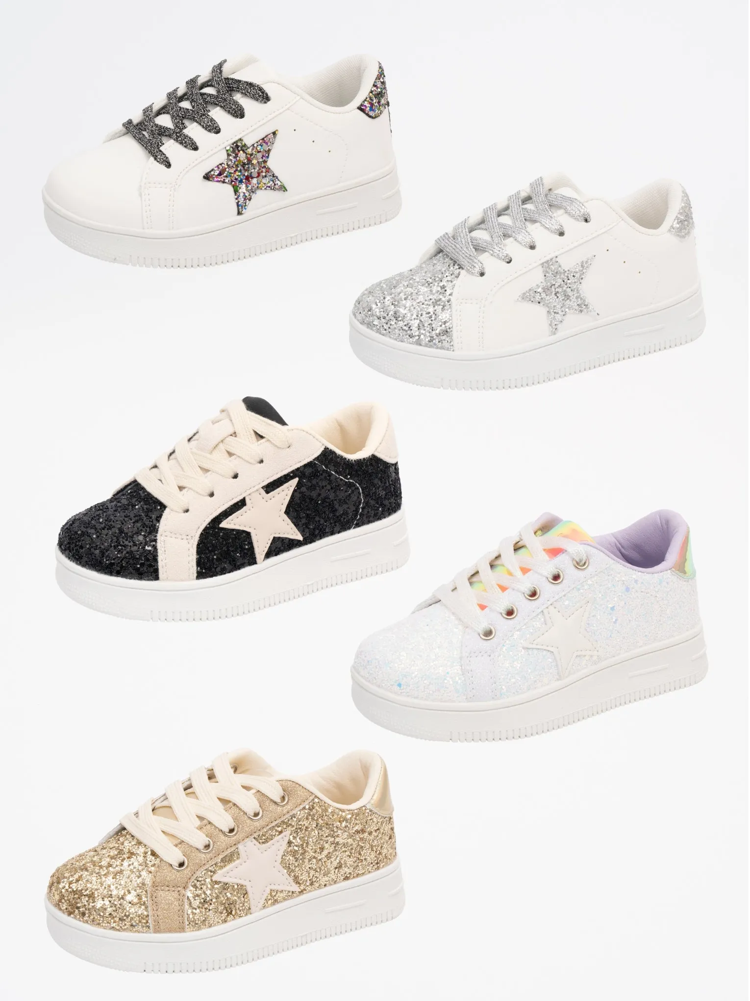 Girls' Sparkle Star Sneaker