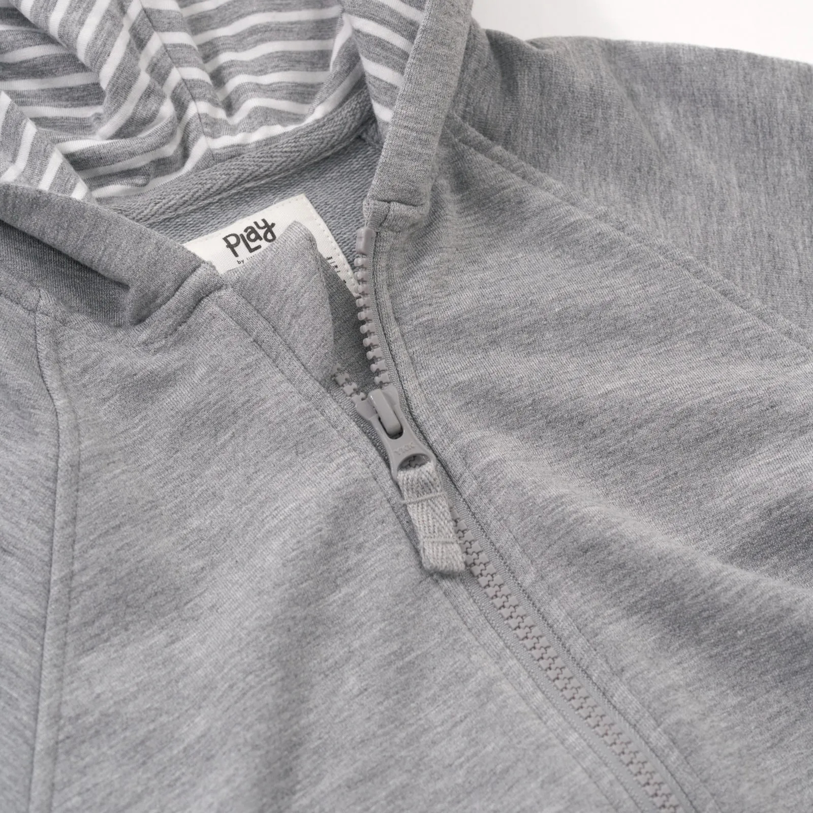 Heather Gray Zip Hoodie