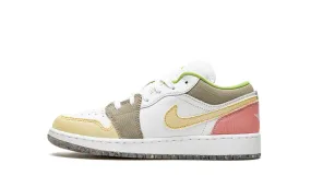 JORDAN 1 LOW PASTEL GRIND VIVID GREEN (GS)