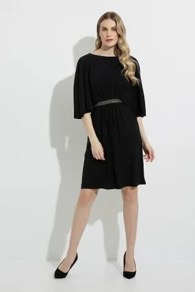 Joseph Ribkoff Flutter Sleeve Knee Length Dress