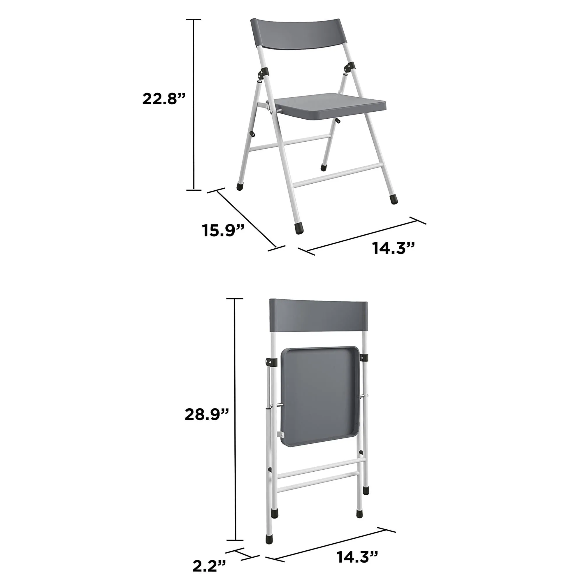 Kid's Pinch-Free Resin Folding Chair