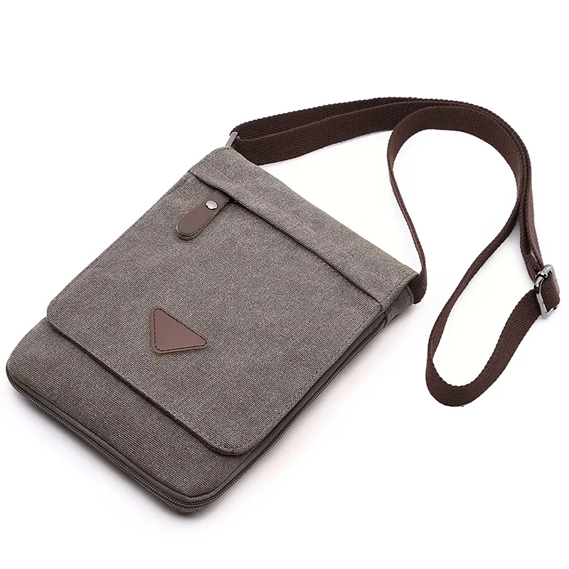 Messenger Bag Crossbody Shoulder Bag - Gray