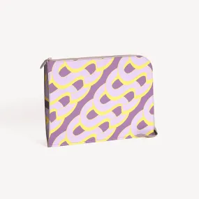 Metropolitan Oversize Monogram Print - Yellow & Lilac