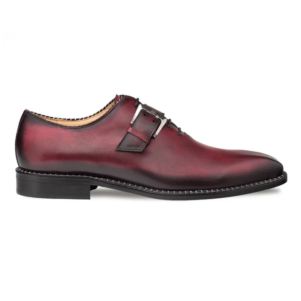 Mezlan Machado Calfskin Leather Monk-Strap Shoes