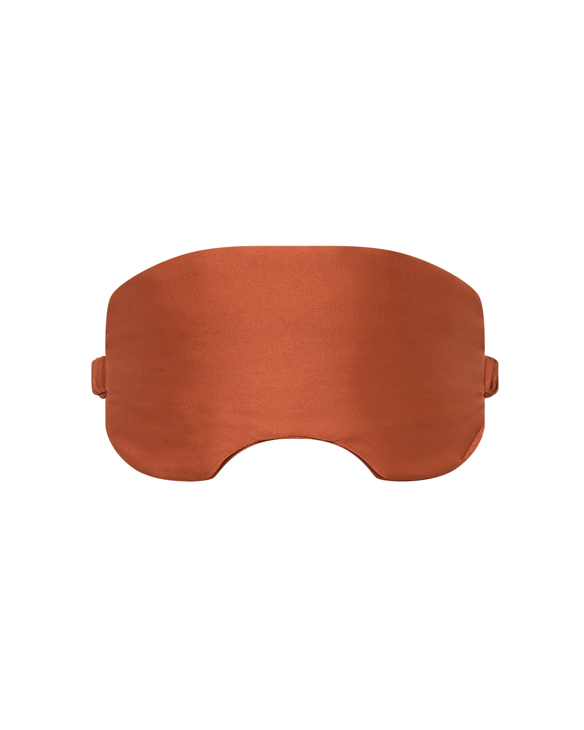 Saskia Luxury Satin Eye Mask Baked Clay