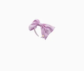 SATIN HEADBAND WITH BOW