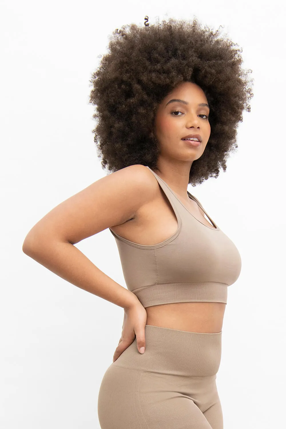 Ultimate Seamless Bralette - Oatmeal Beige