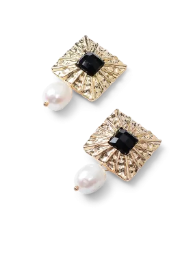 Veda Pearl Baroque Earrings