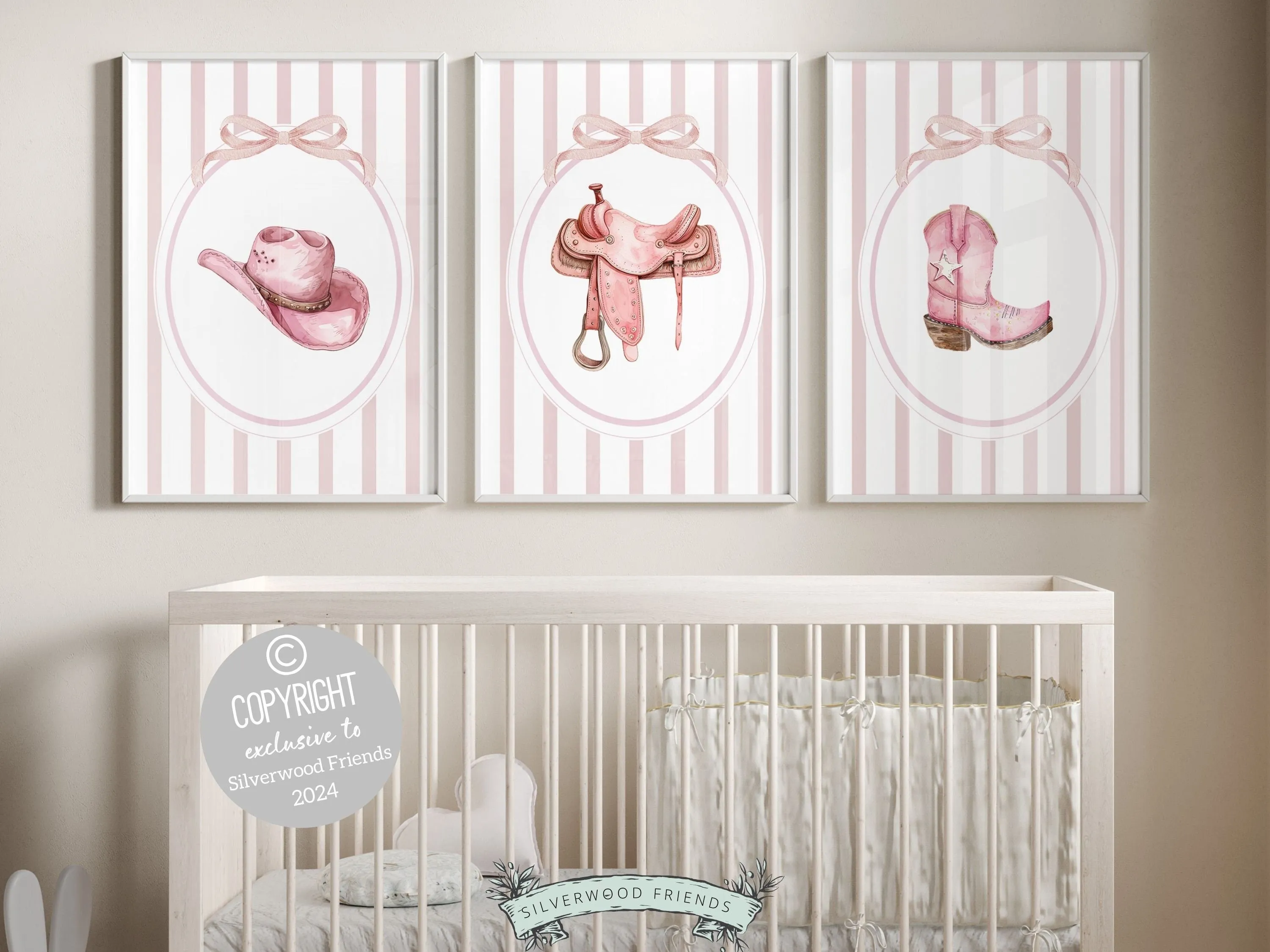 Western Coquette Nursery Prints - 002