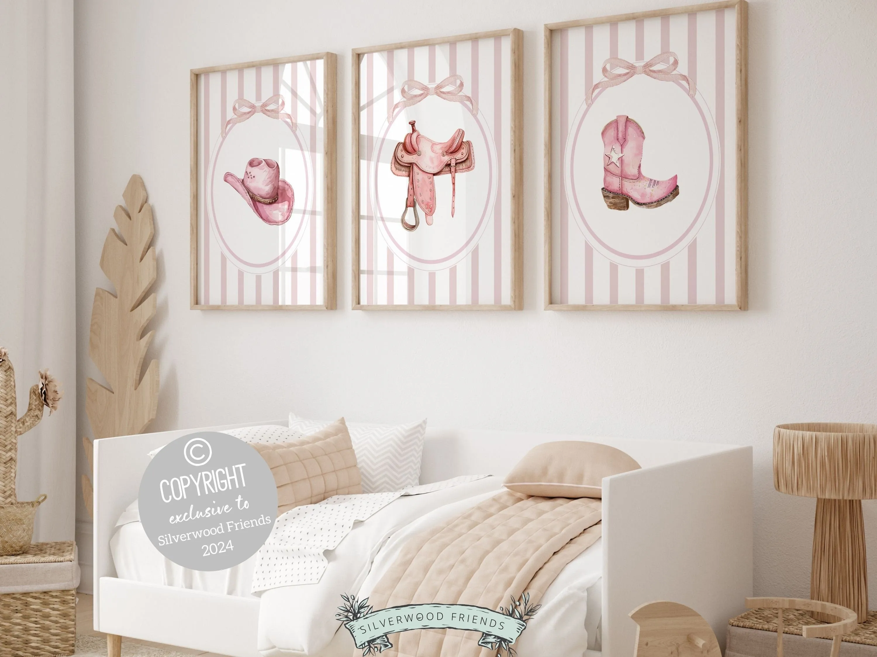 Western Coquette Nursery Prints - 002